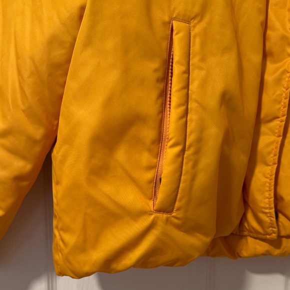 Polo Ralph Lauren Yellow Puffer Jacket with Embroidered Logo and Polo Print XXL - Picture 7 of 12